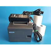 Epson TM-T88IV Model M129H - Dark Gray POS Thermal Receipt Printer USB Port with Epson PS-180 Power Supply &amp; 3 Rolls of Receipt Paper - (Renewed)