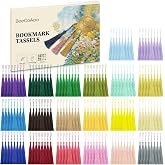 160 Pack Bulk Bookmark Tassels, 5 Inch Soft Silky Tassels with Loops, 20 Colors for Bookmarks, DIY Crafts &amp; Keychain Making, Multi-Color Tassel Set
