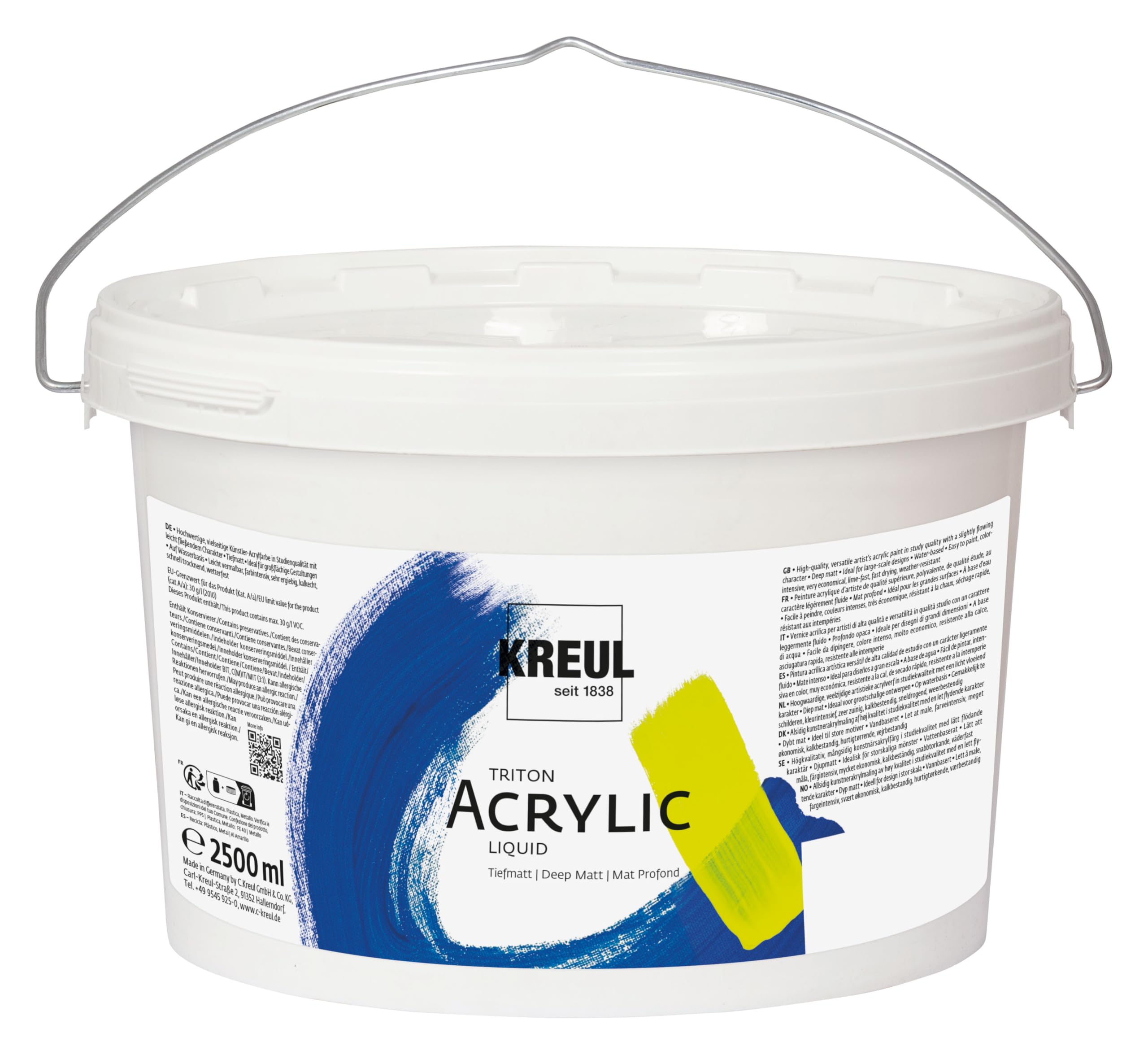 Kreul Solo Goya 17201 Triton Acrylic 2500 ml Light Yellow