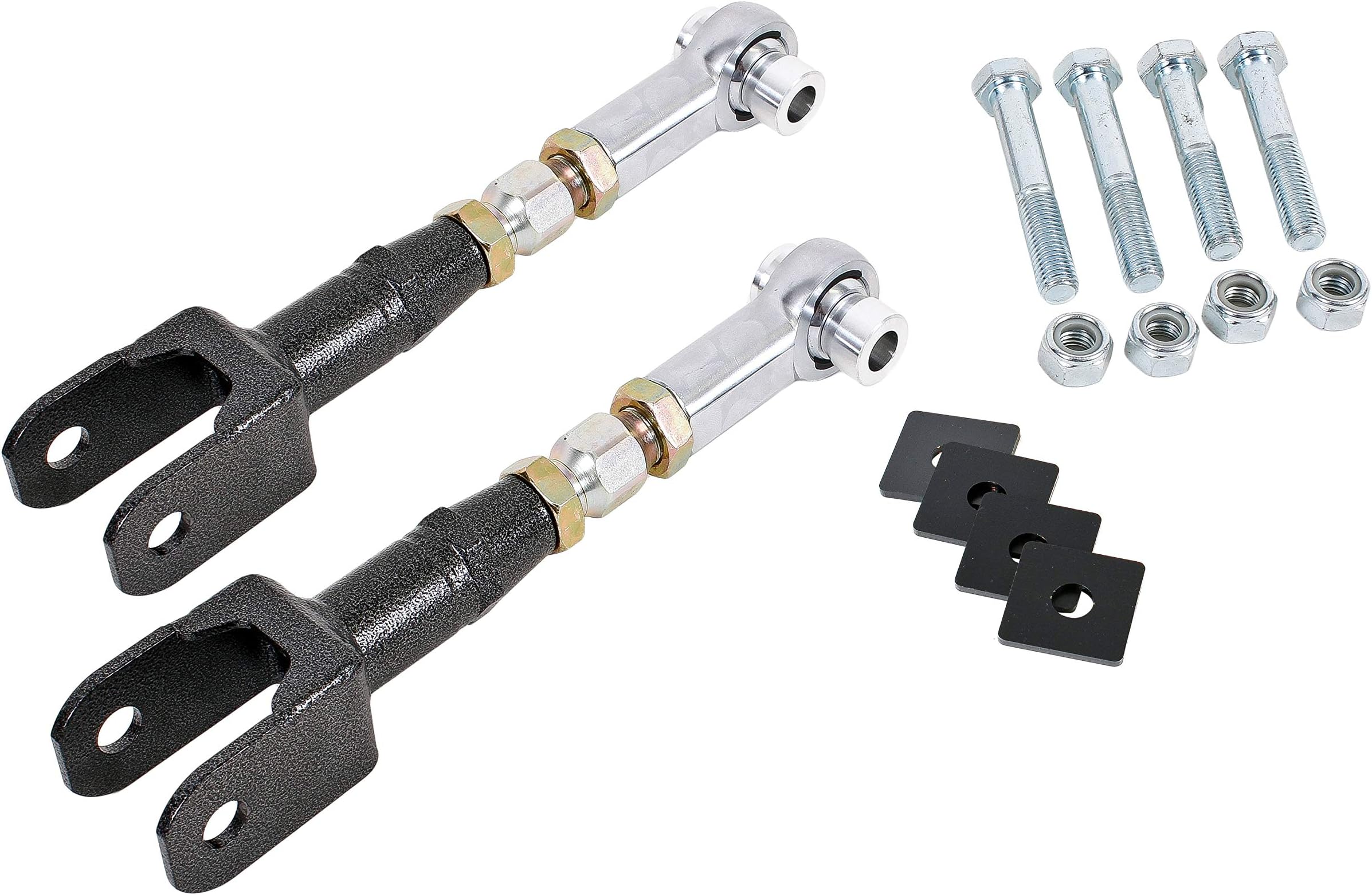 Toe rods, rear, on-car adjustable, rod ends