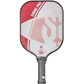 Onix Evoke Pro Composite Face Incredible Touch Maximum Control and Spin Pickleball Paddle &ndash; Polypropylene Honeycomb Core with Protective Edge Guard Widebody Shape
