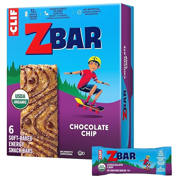 ZBAR – CHOCOLATE CHIP – SOFT-BAKED ENERGY SNACK...