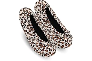 Keyela Women's Ballerina House Slippers with Soft Tie Bow and Suede Sole, Non-Slip Bedroom Slippers Socks