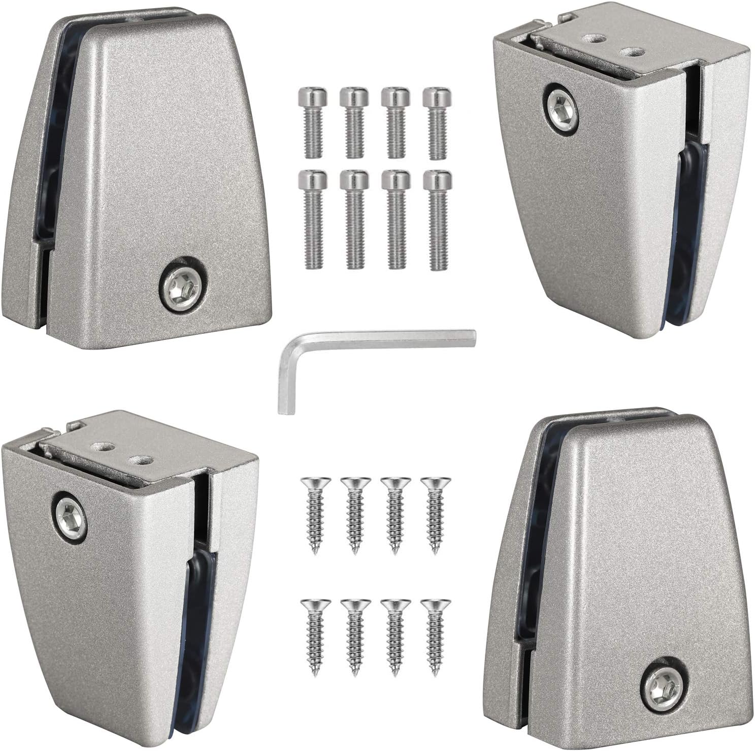 4 PCS Desk Partition Support Bracket Office Desk Divider