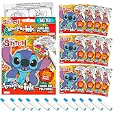 Disney Lilo and Stitch Imagine Ink Coloring Book Set - Bundle of 12 No Mess Magic Ink Activity Books | Stitch Mess Free Party Supplies for Girls Boys