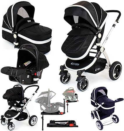 travel system prams with isofix base