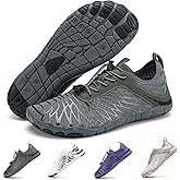 YVIPO Hiking Barefoot Shoes for Women Men Breathable & Non-Slip Athletic Barefoot Wide Toe Water Shoes Lightweight Perfect for Walking,Running,and Swimming