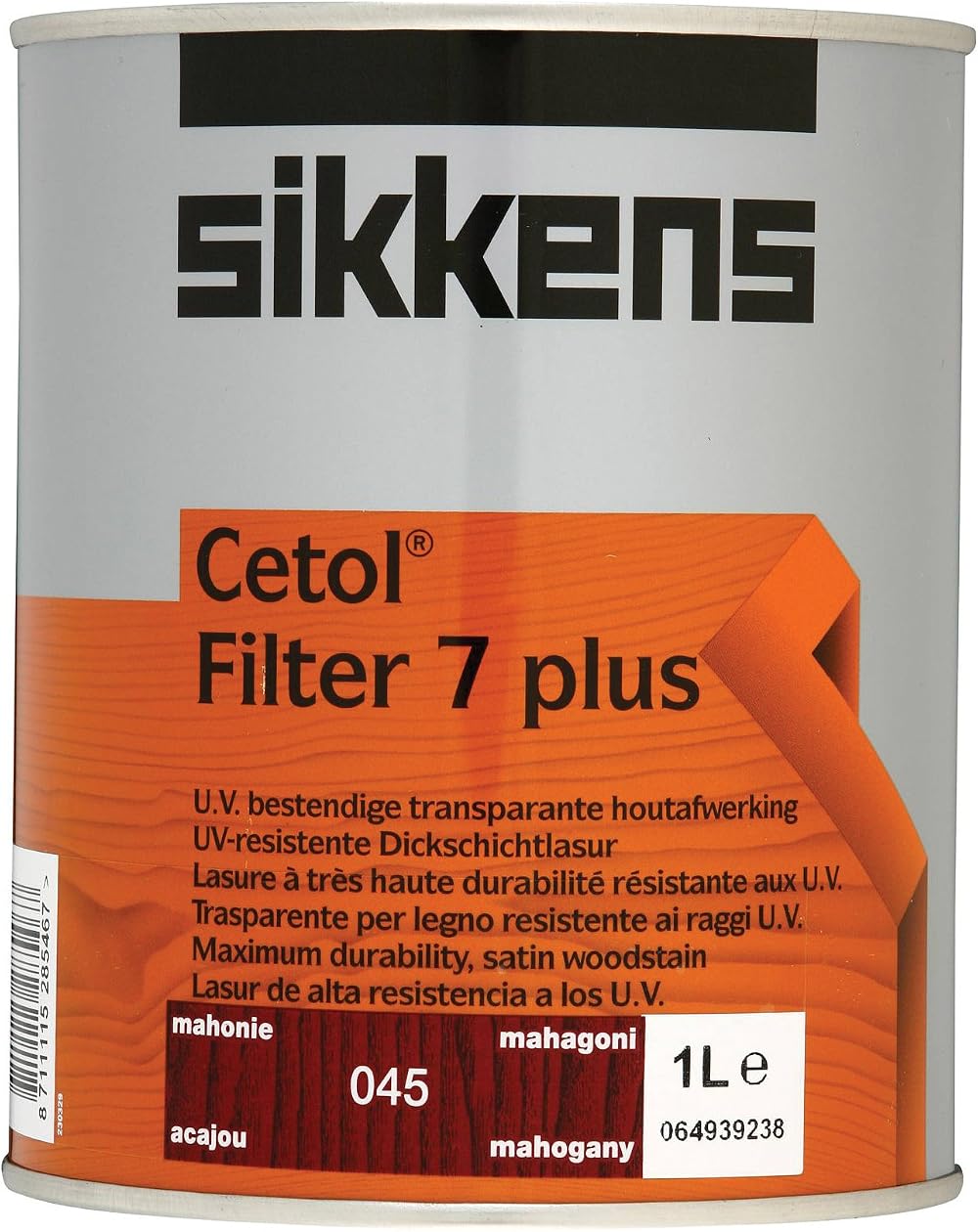 Sikkens Cetol Filter 7 Plus Translucent Woodstain Mahogany 1L Exterior