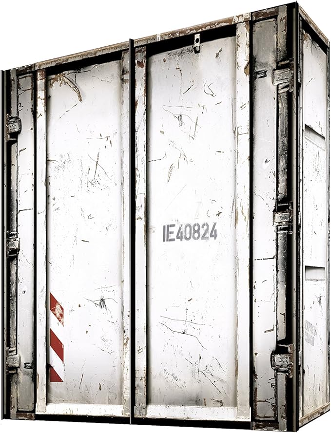 Express Möbel Cargo 2-türiger Schwebetürenschrank, Holz, Motivdruck