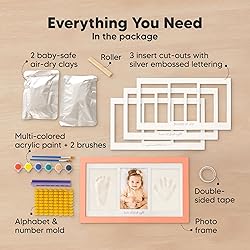 Baby Hand and Footprint Kit - Clay Handprint