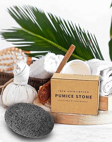 Maryton Natural Pumice Stone for Feet Lava Foot Exfoliator