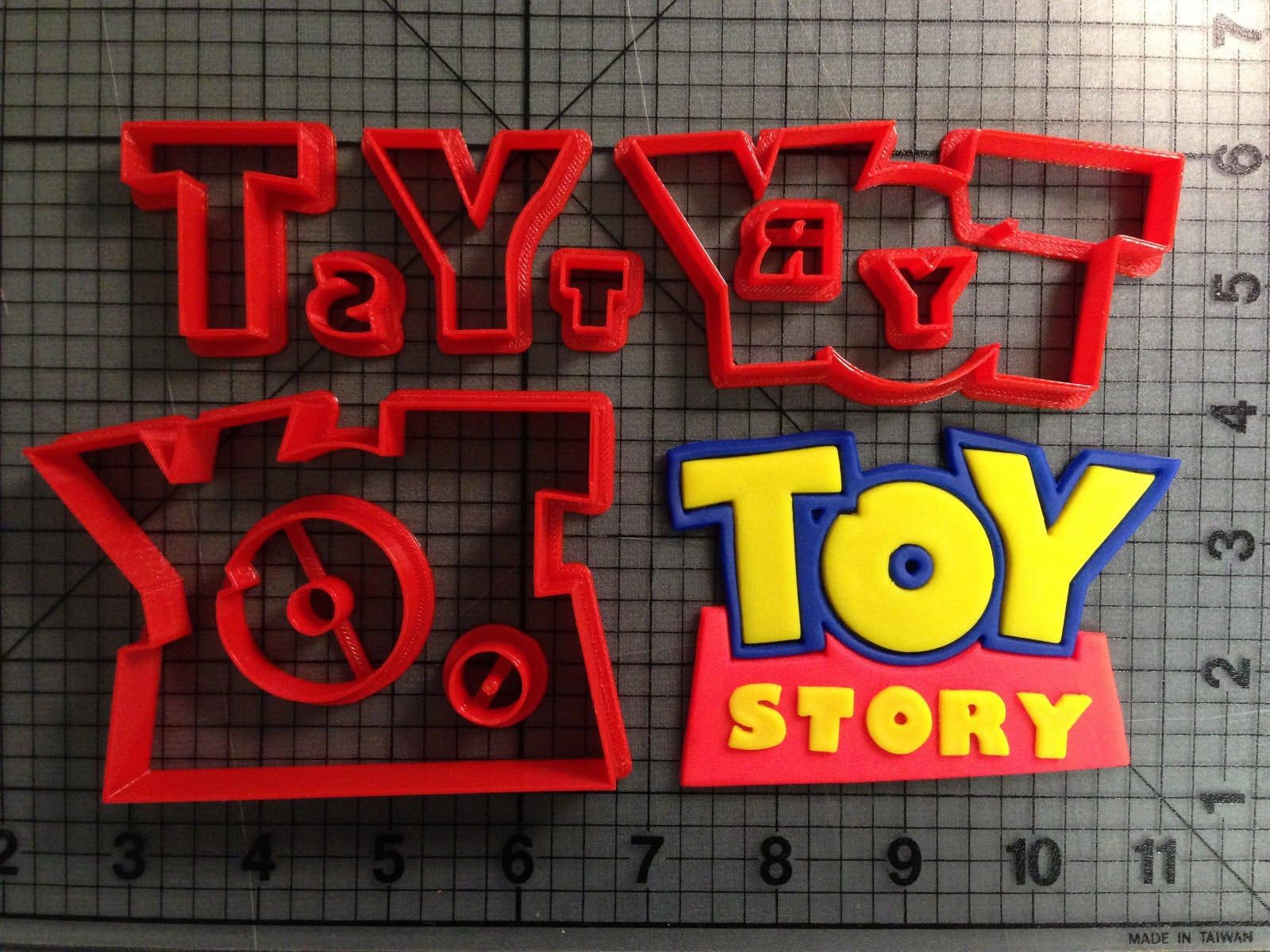 Baby Shower Toy Story Cookie Cutter Set 5.5 Inches