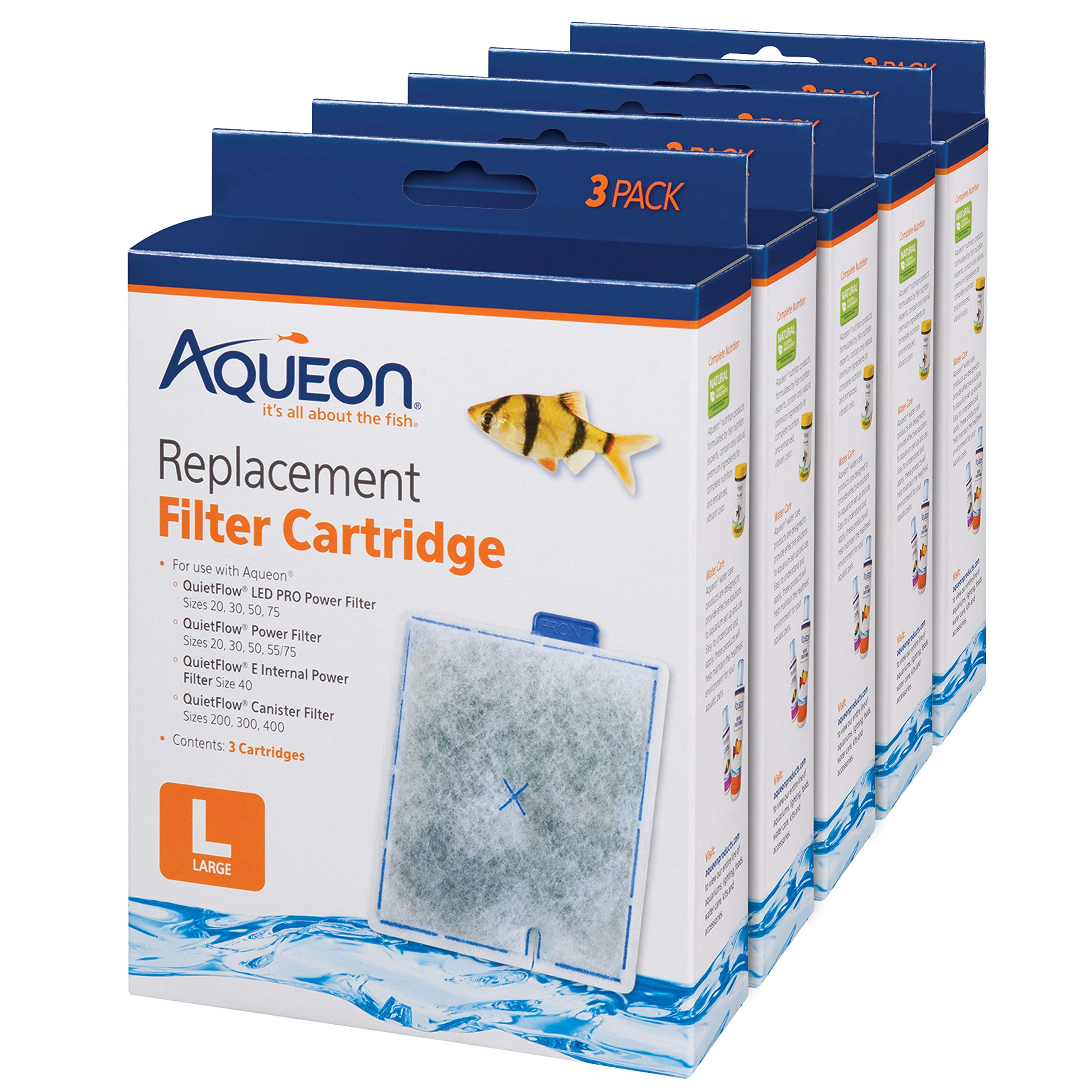 Aqueon 06419 Filter Cartridge, 15 - Pack