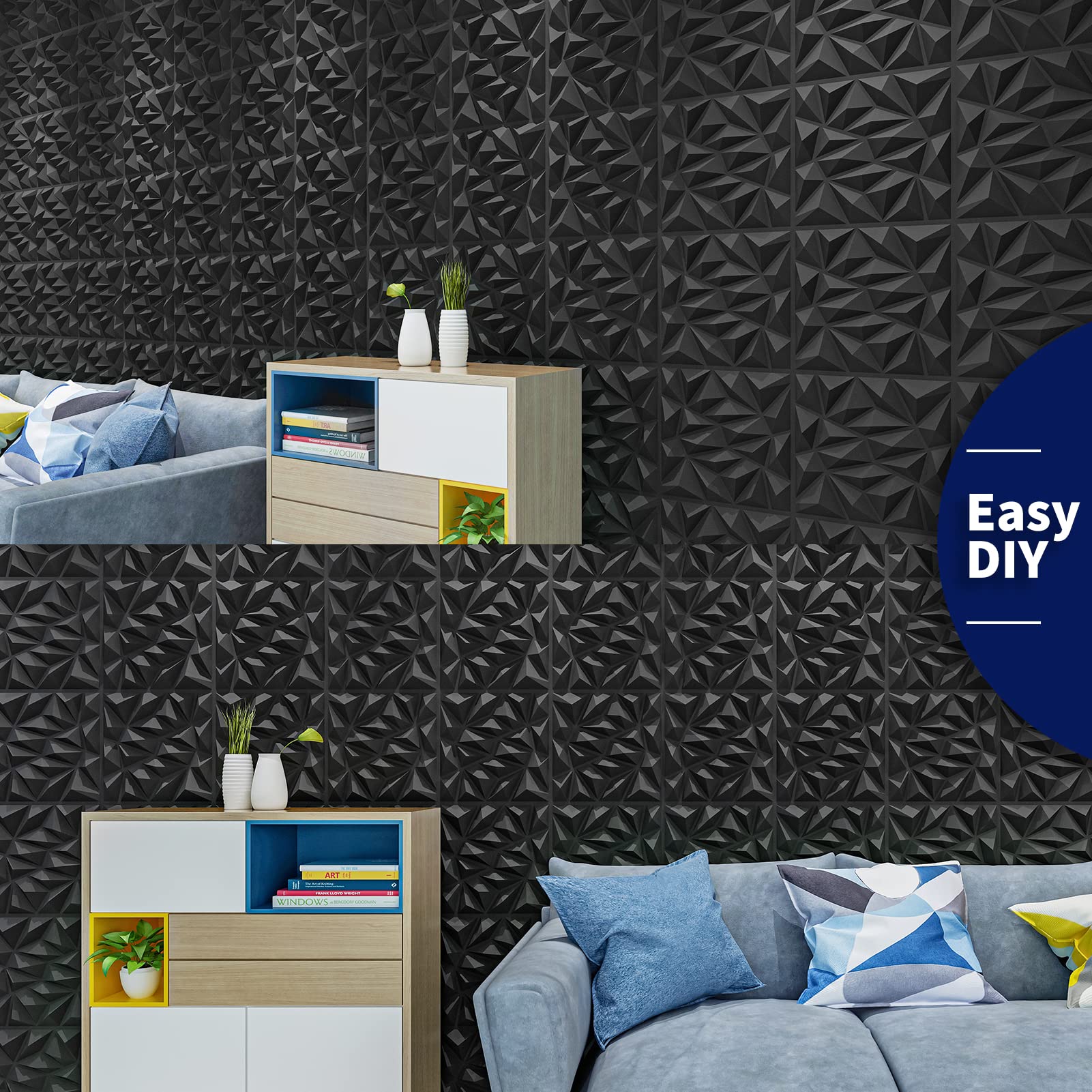 Mua Art3dwallpanels 33 Pack 3D Wall Panel for Interior Wall Décor, PVC ...