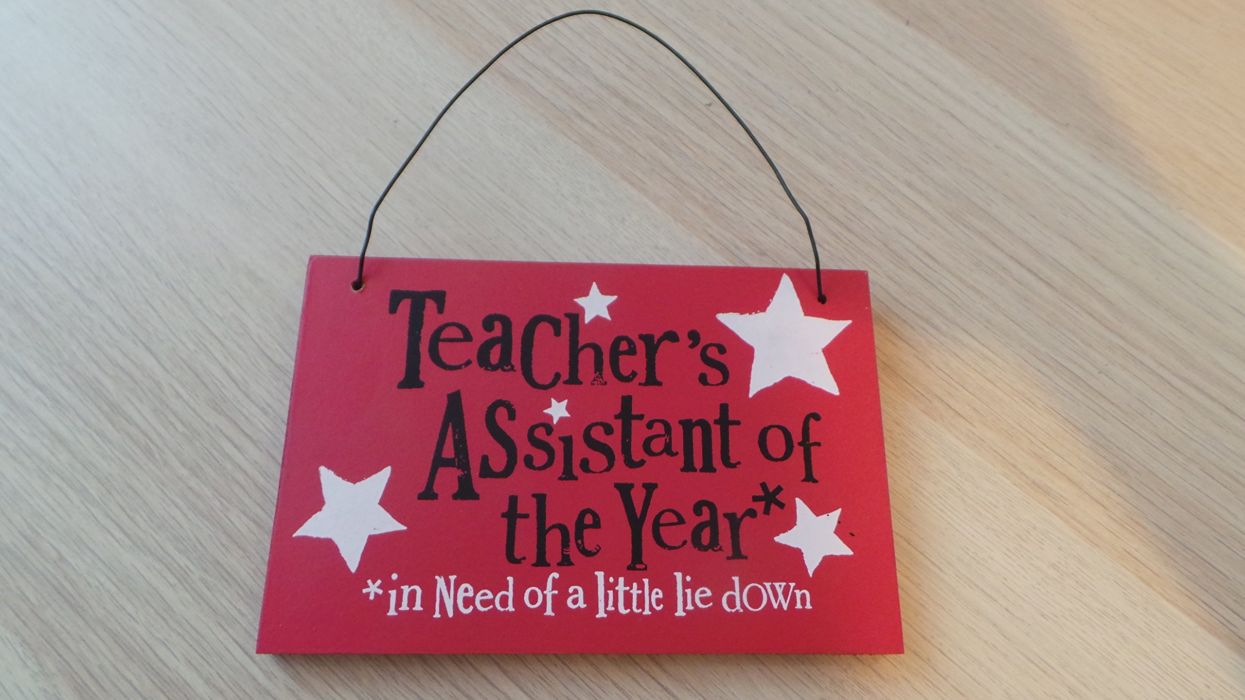 Bright Side 'Teacher's Assistant Of The Year' Sign