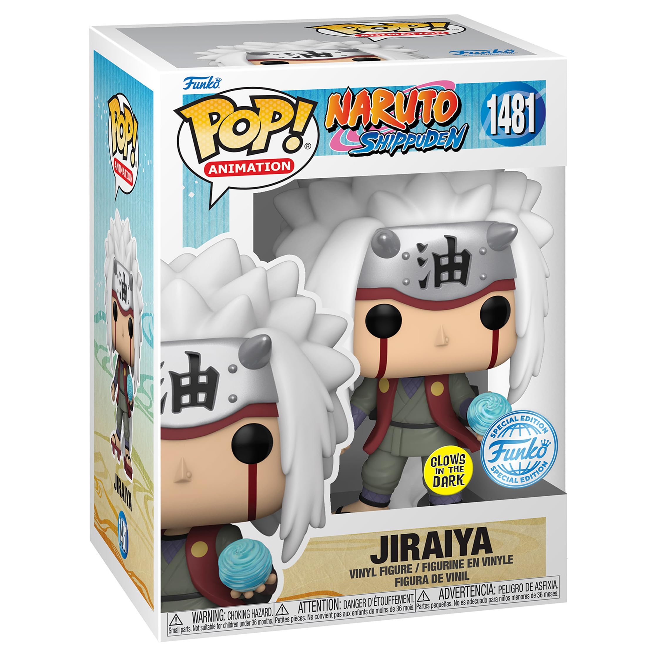Funko Pop Naruto Shippuden: Jiraiya with Rasengan Glow-in-The-Dark Special Edition — image 1
