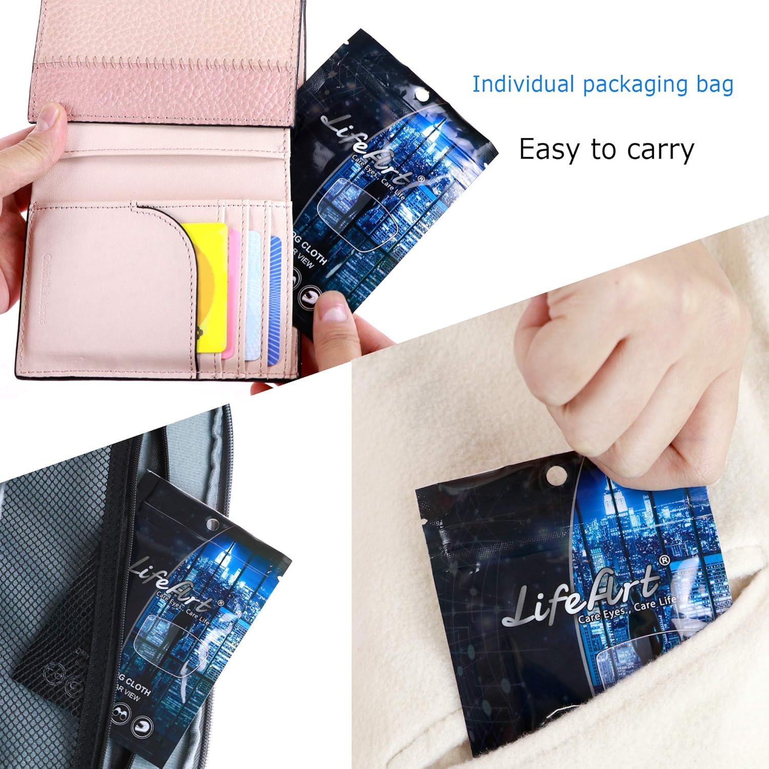 8 Pack Anti-Fog Wipe, Eyeglasses Cleaning Cloths, Cleaning Wipe for Eyeglasses Tablets, Screens, Lens Wipe for Camera Lenses - Image 4