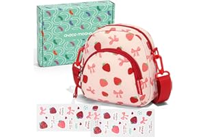 Choco Mocha Little Girls Purse for Kids 4-6 6-8 Kids Crossbody Bag Toddler Purse 2 3 4 Girl Christmas Purses Gifts