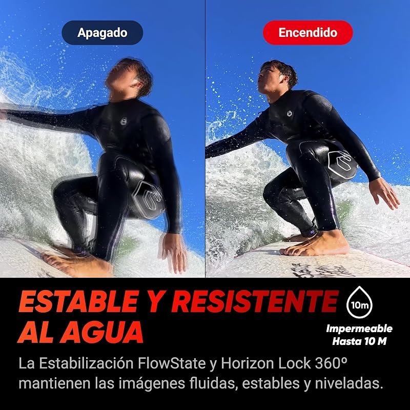 Insta360 ace pro: câmera de ação à prova d'água projetada com leica, sensor insignia de 1/1,3", imagem máxima de redução de ruído ai, 4k a 120fps, tela giratória de 2,4" e recursos de ia