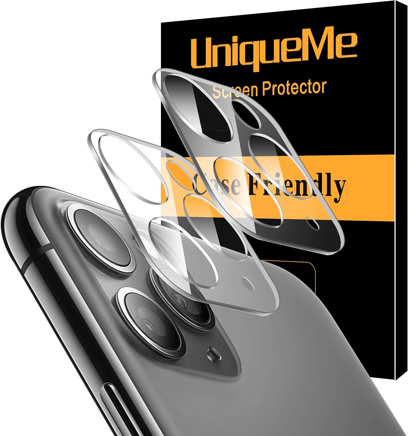 [ 2 Pack] UniqueMe Camera Lens Protector for iPhone 11 Pro/iPhone 11