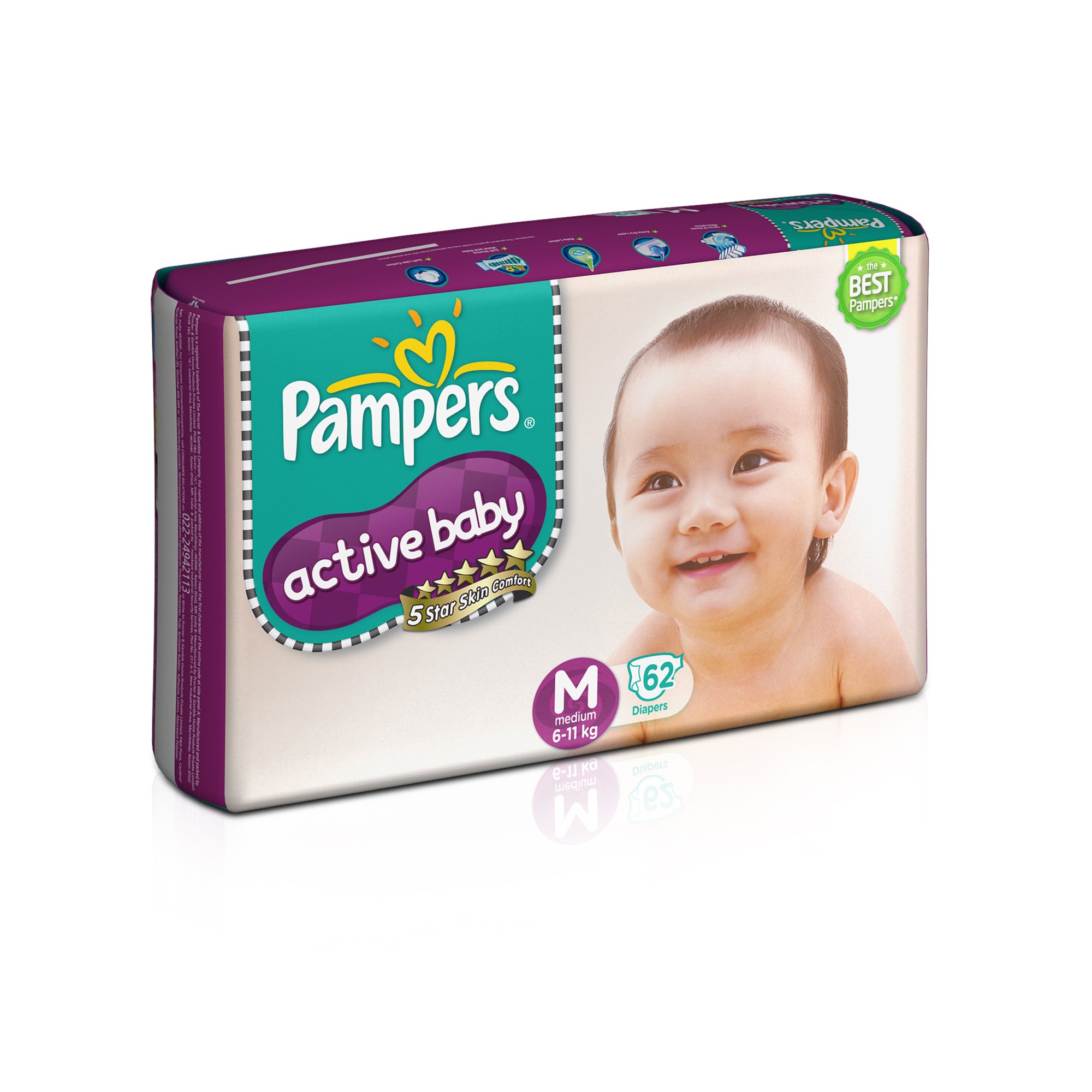pampers active baby medium