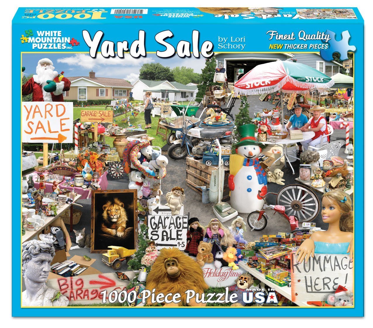 Galleon White Mountain Puzzles Yard Sale 1000 Piece Jigsaw Puzzle