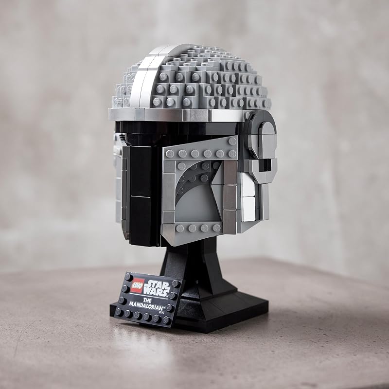 Star Wars Casco del Mandaloriano, Maqueta de Construcción Coleccionable, Decoración para Casa y Oficina, Regalo para Hombres, Mujeres y Fans 75328 — foto 2 de 8