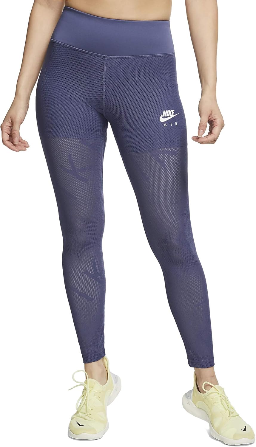 NIKE W Nk 7_8 Tght Air Mesh Mallas, Mujer, Sanded Purple/White, M ...