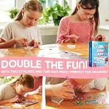 Blue Squid Mermaid Diamond Art Kit for Kids - 12 Stickers 2 Keychains 2 Sun view 7