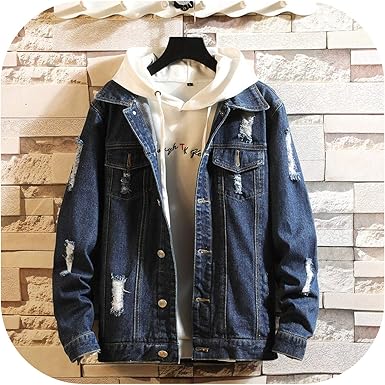 men's casual fashion denim jacket