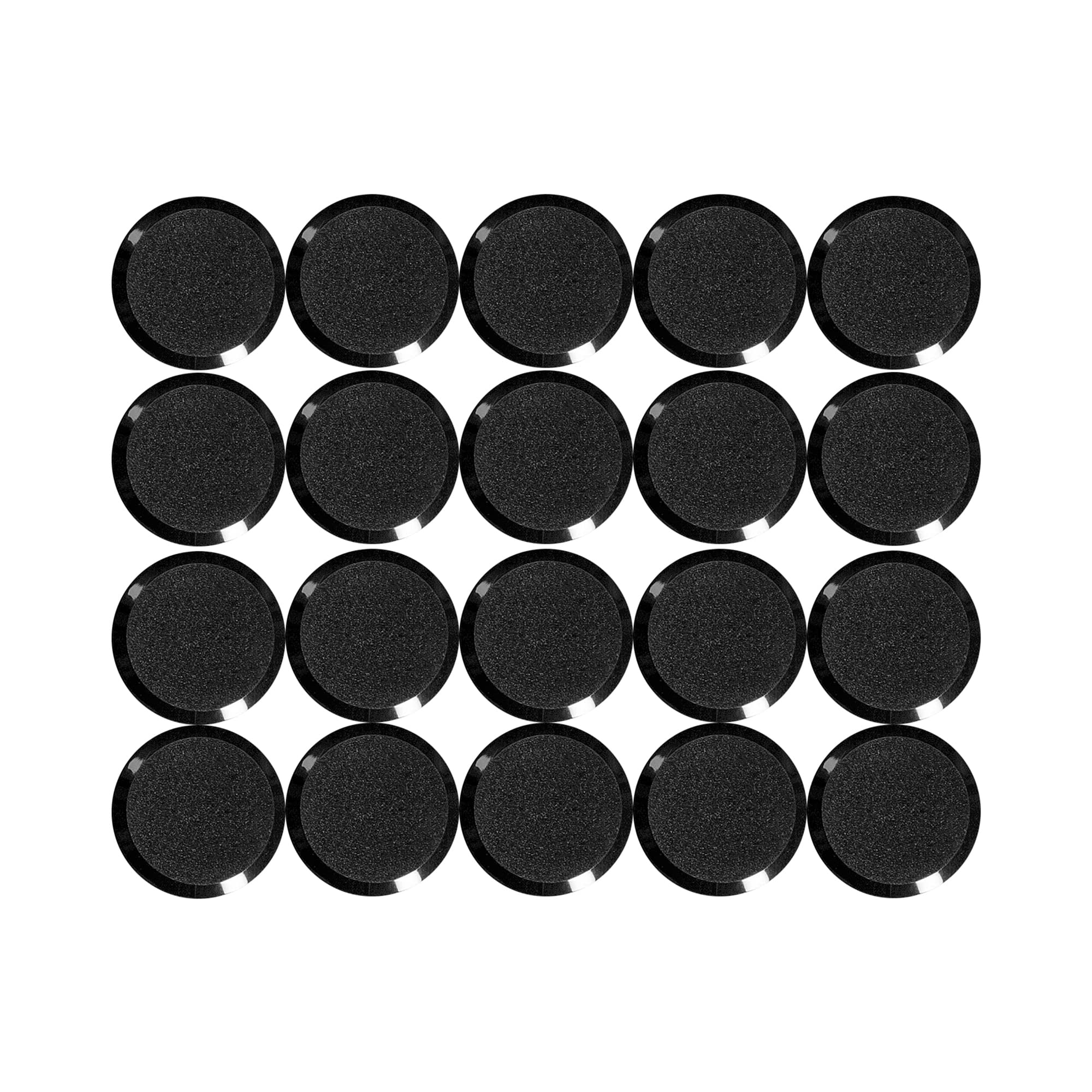 MAUL 20 mm 0.3 kg Maulpro High Quality Round Magnet for Whiteboards - Black (Pack of 20)