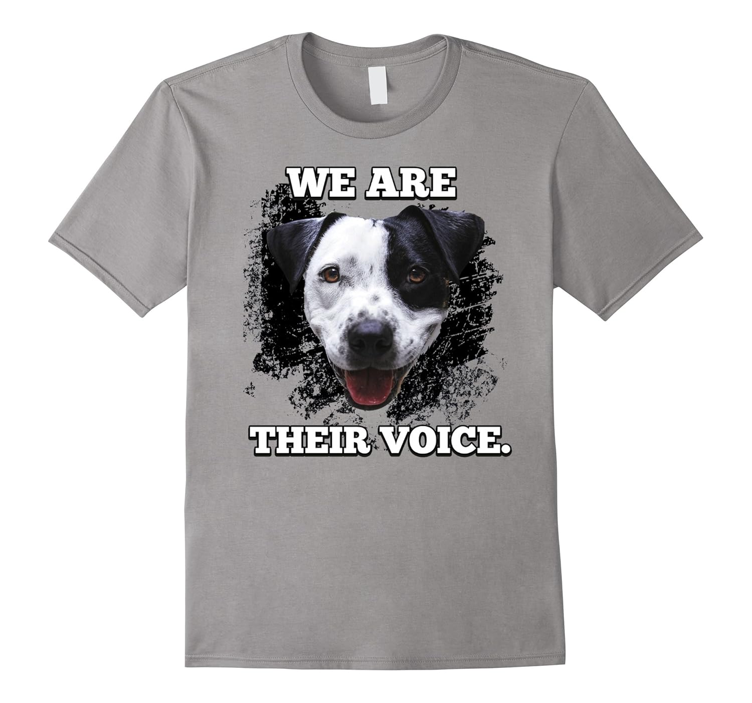 We are their voice tshirt Pitbull Pit lover T-Shirt-Rose