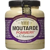 Pommery Mustard Meaux Moutarde in Pottery Crock with Figs