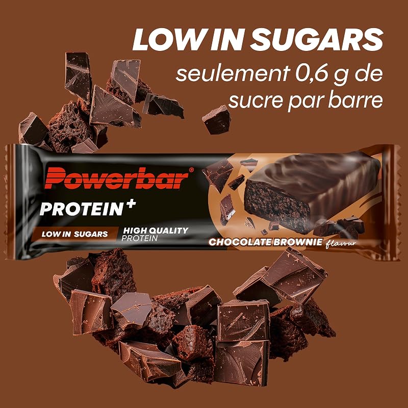 Barres Proteinplus Low Sugar Goût Chocolate Brownie 30 Barres