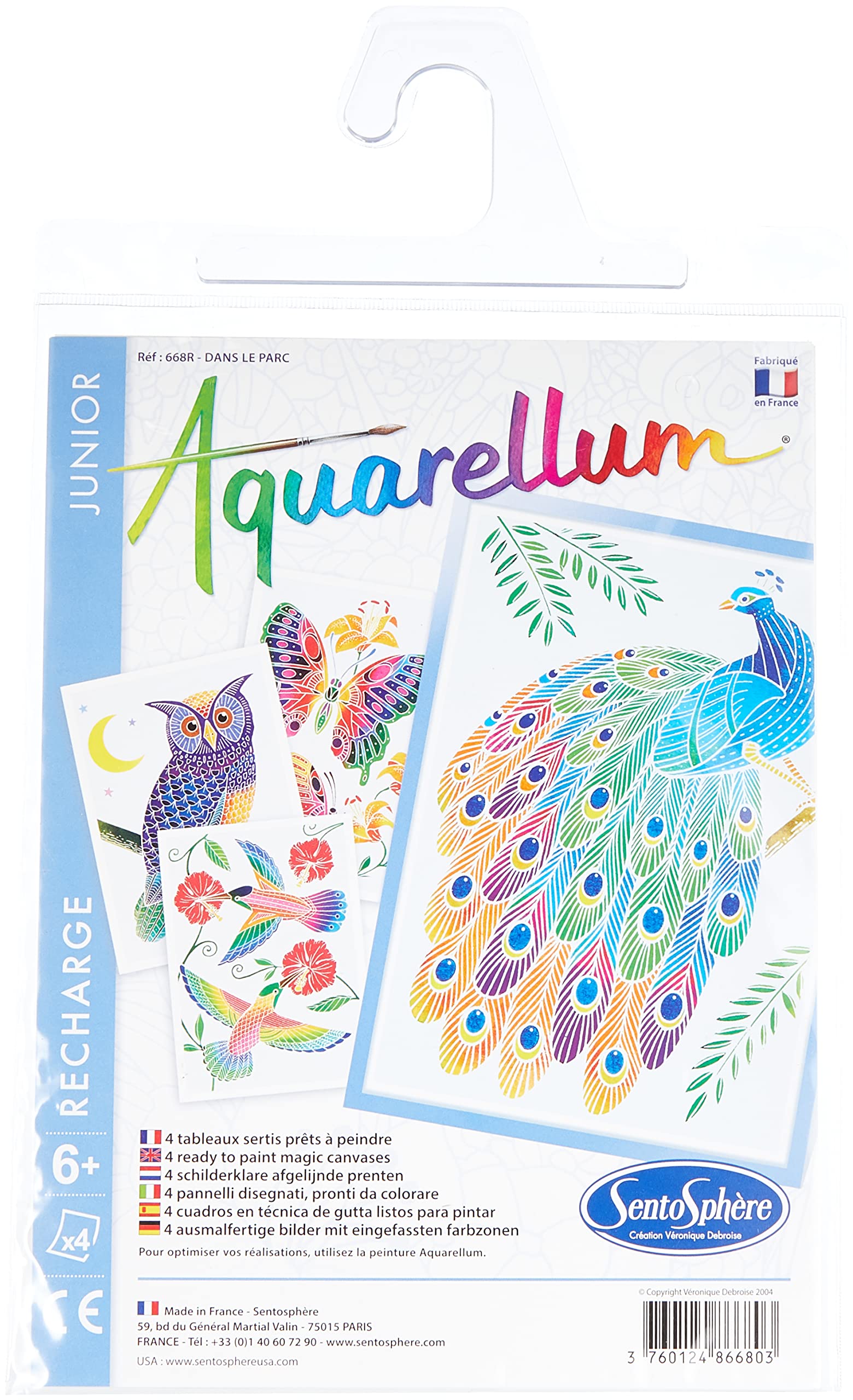 Sentosphère Aquarellum Junior In the Park - Refills