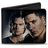 Buckle-Down Bifold Wallet Supernatural, Multicolor, 4.0" x 3.5"