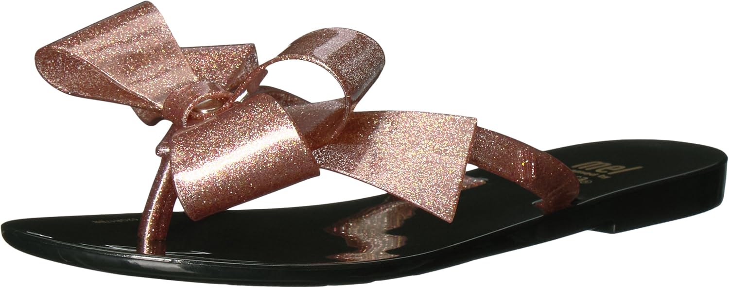 mini melissa bow flip flops