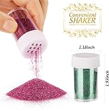 LEOBRO 18 Pack Glitter Shake Jars Set 270g Extra Fine Craft Glitter view 2