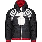 Marvel Zip Up Cosplay Puffer Jacket Toddler to Big Kid Sizes (2T - 14-16)