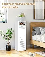 aimu Waterproof Bathroom Cabinet 80x20x24cm Floor Standing Storage Unit view 8