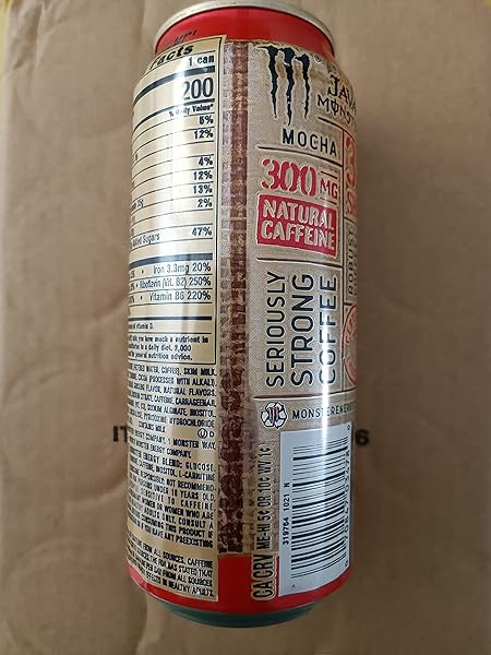 MONSTER JAVA 300 – MOCHA -15.5 OUNCE (PACK OF 8)