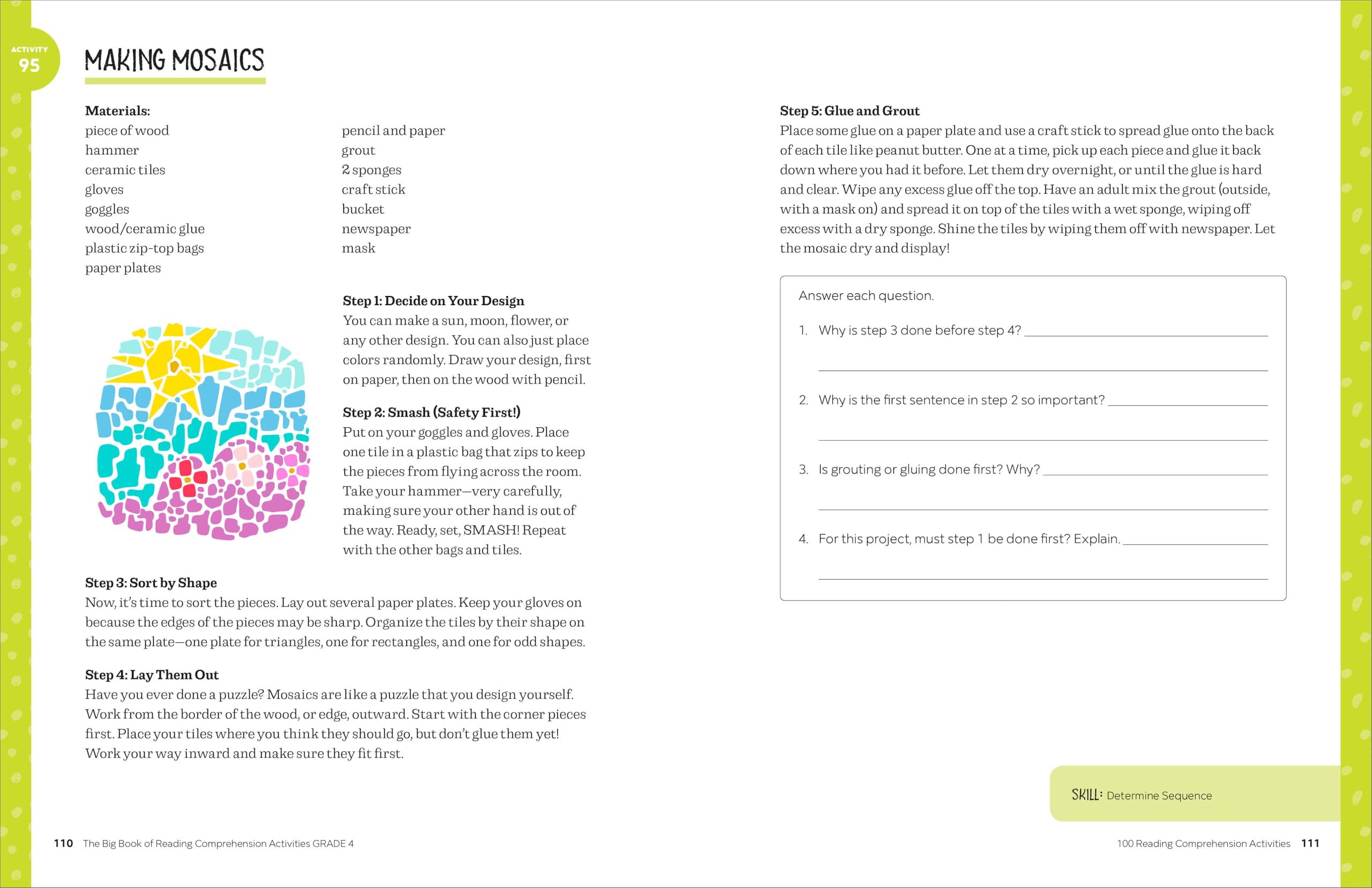 The Big Book of Reading Comprehension Activities, Grade 4: 100 Activities for After-School and Summer Reading Fun The Big Book of Reading Comprehension Activities, Grade 4: 100 Activities for After-School and Summer Reading Fun Paperback Kindle
