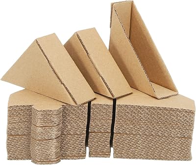 Sourcing Map Adjustable Cardboard Corner Protector 7x7x2.5cm Pack of 60
