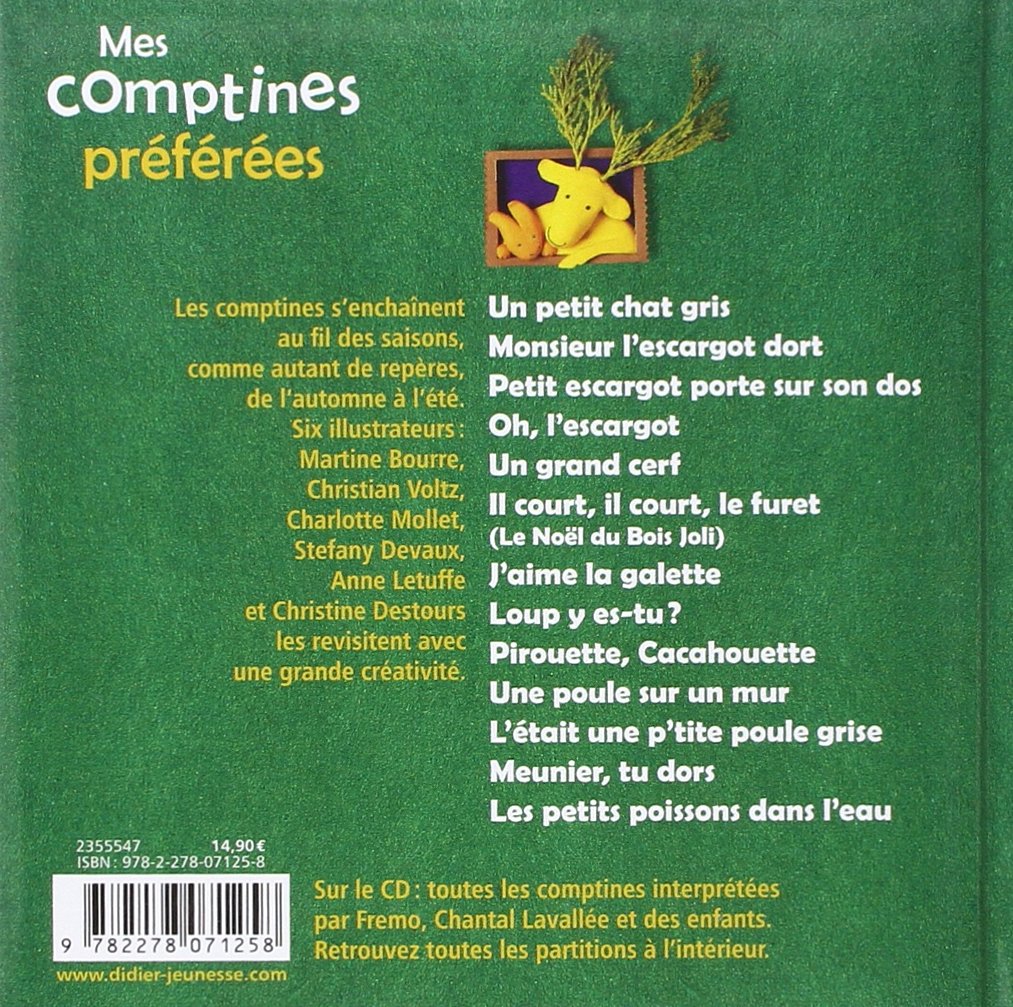 Pirouette Mes Comptines Preferees Amazon Fr Fremo Lavallee Chantal Livres