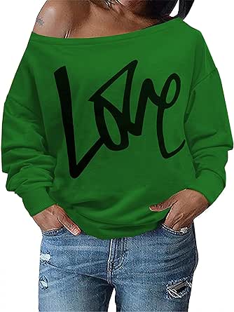 women's plus size off the shoulder sweatshirt