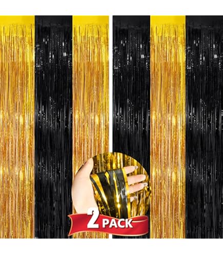 Pink And Black Crepe Paper Streamers - 4 Rolls 290 Feet Total, Made In USA