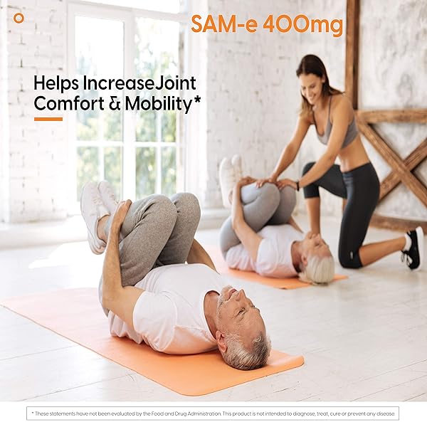 DOCTOR’S BEST SAM-E 400 MG, VEGAN, GLUTEN FREE, SOY FREE, MOOD AND JOINT SUPPORT, 60 ENTERIC COATED TABLETS