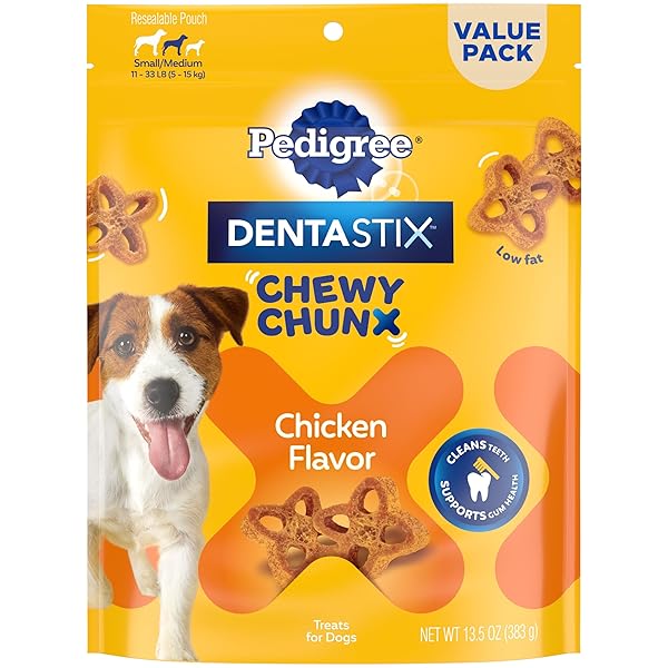 PEDIGREE DENTASTIX CHEWY CHUNX SMALL & MEDIUM DOG...
