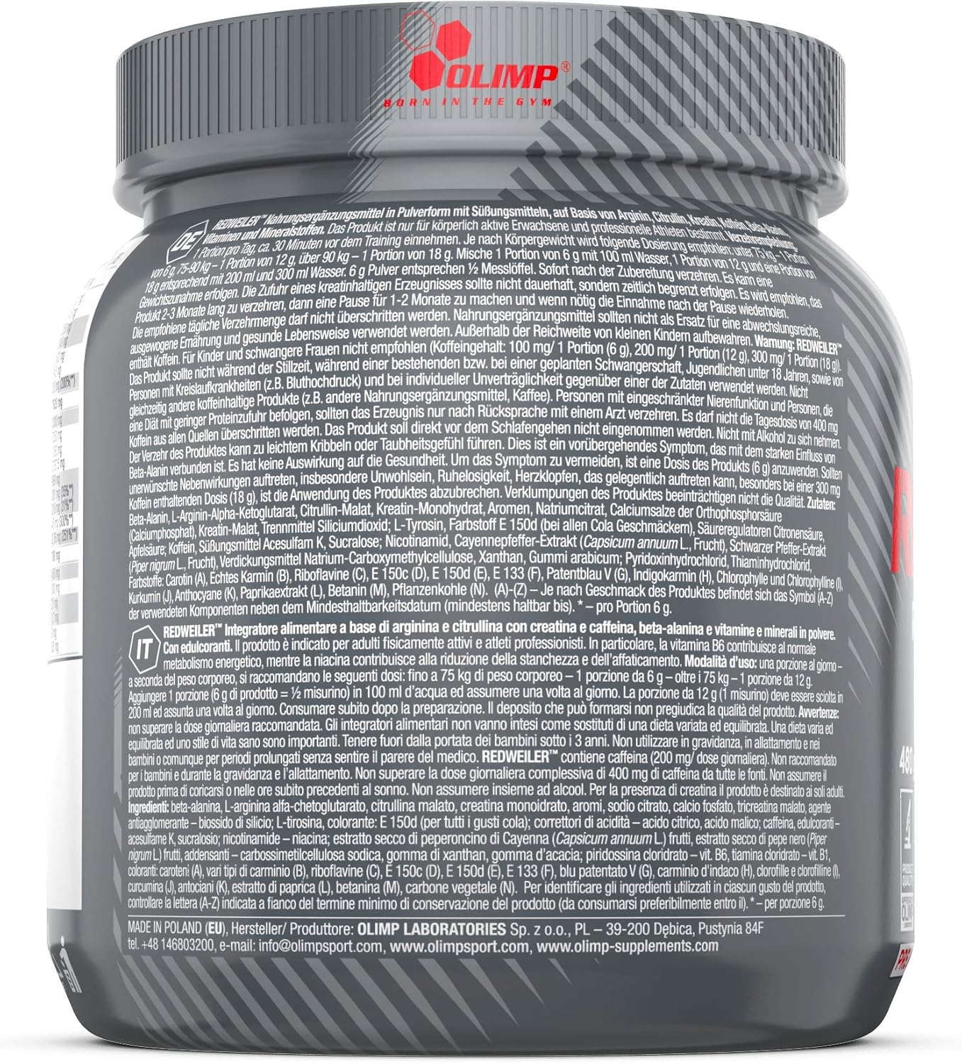 OLIMP LABS Red Punch Redweiler Recovery and Energy Supplement - Pack of 80 - Image 3