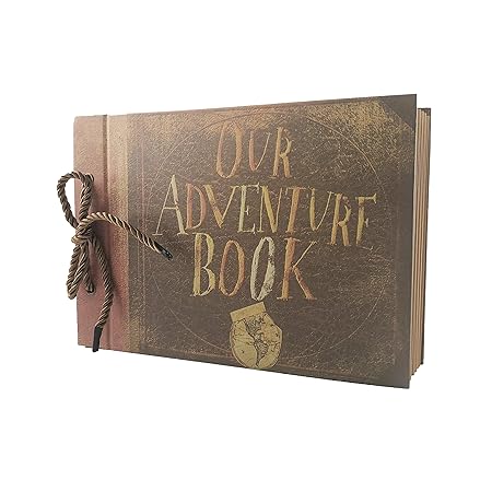 Potok Scrapbook 12x9 Fotoalbum, Schwarze Seiten, ideal für Bastelpapier DIY Jahrestag, Hochzeit, Gästebuch, DIY Jahrestag Rei